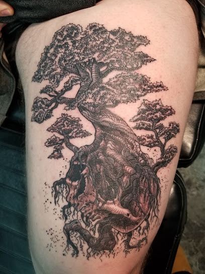 Silver Rooster Tattoo